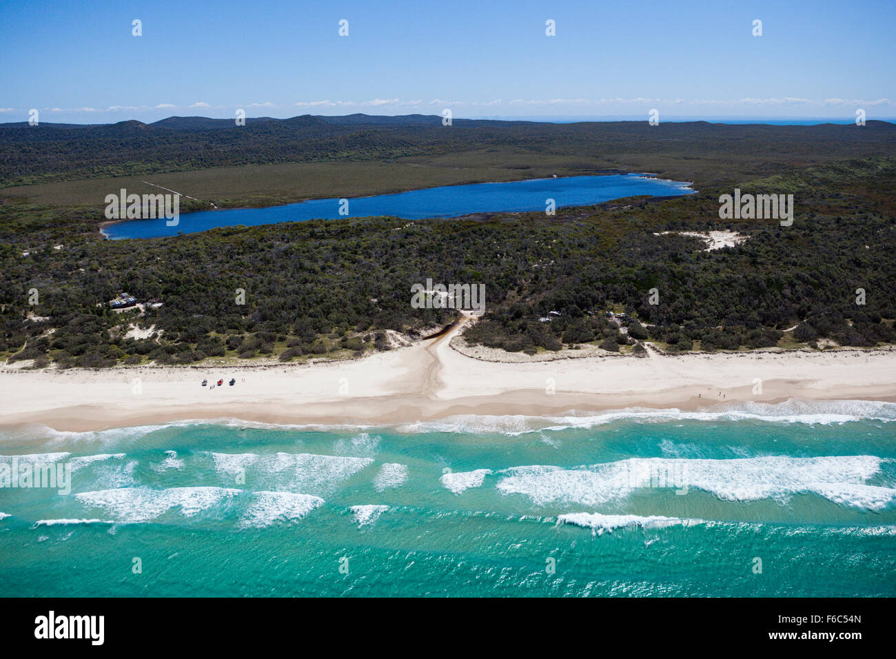 Jeep Tour on Moreton Island, Brisbane, Australia Stock Photo Alamy