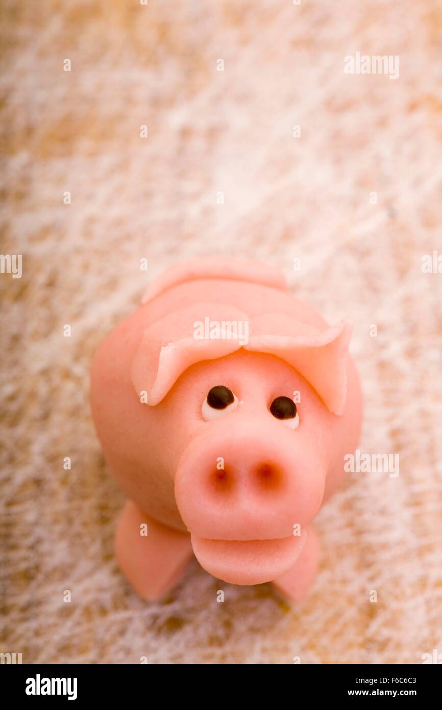 A marzipan pig Stock Photo Alamy