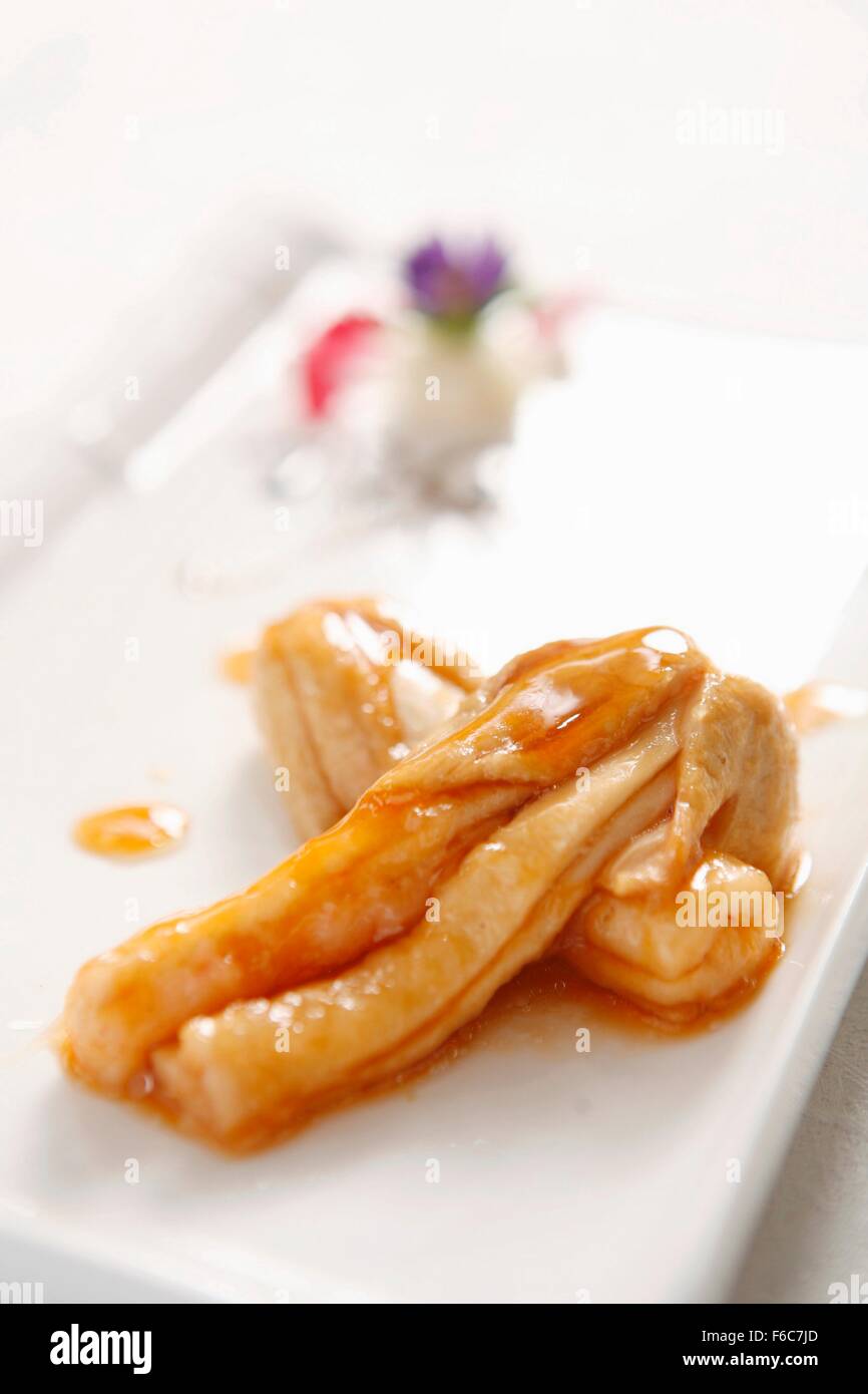 Burning Dictyophora Stock Photo