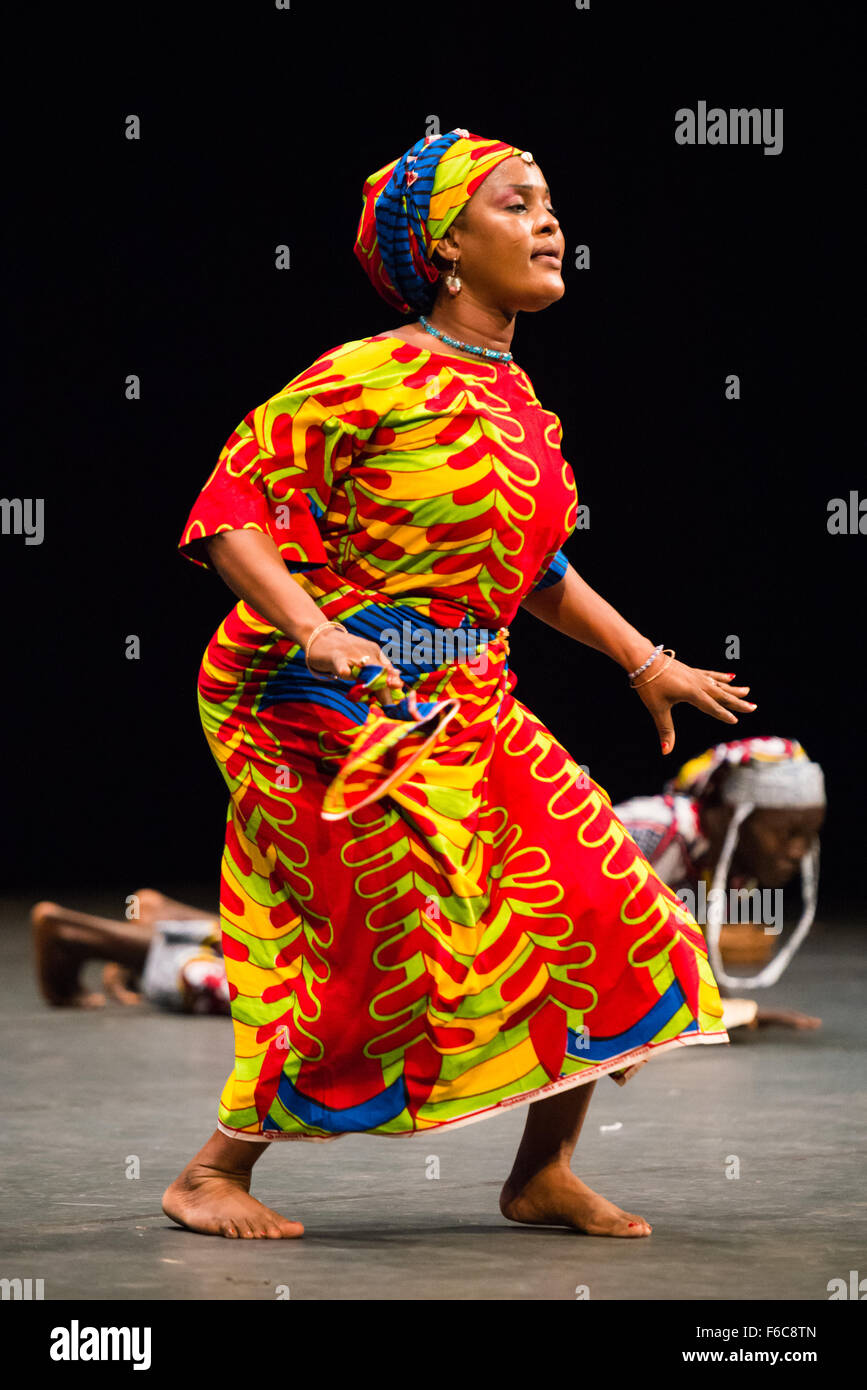 Towara from Benin, Africa, performing at 27th Folkart International
