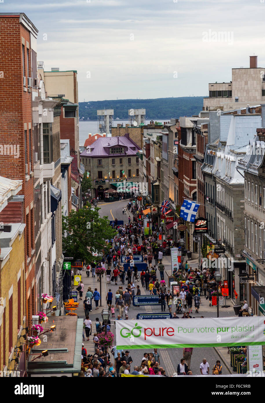 Quebec City Festival on the street Stock Photo Alamy