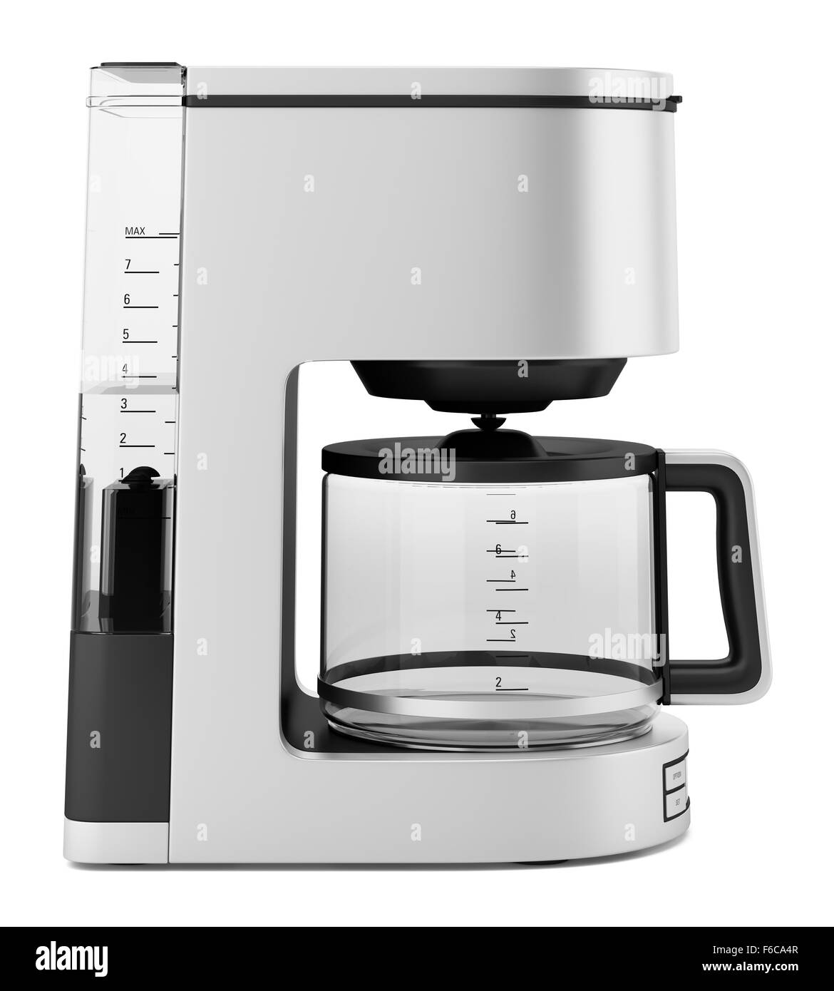 drip coffee machine isolated on white background Stock Photo