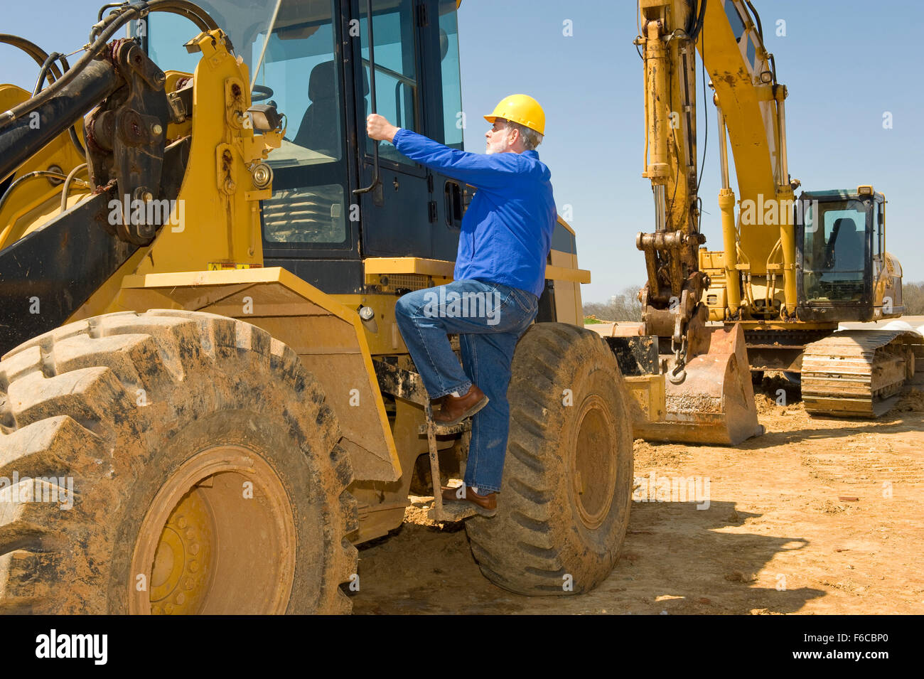 Heavy equipment operator hires stock photography and images Alamy