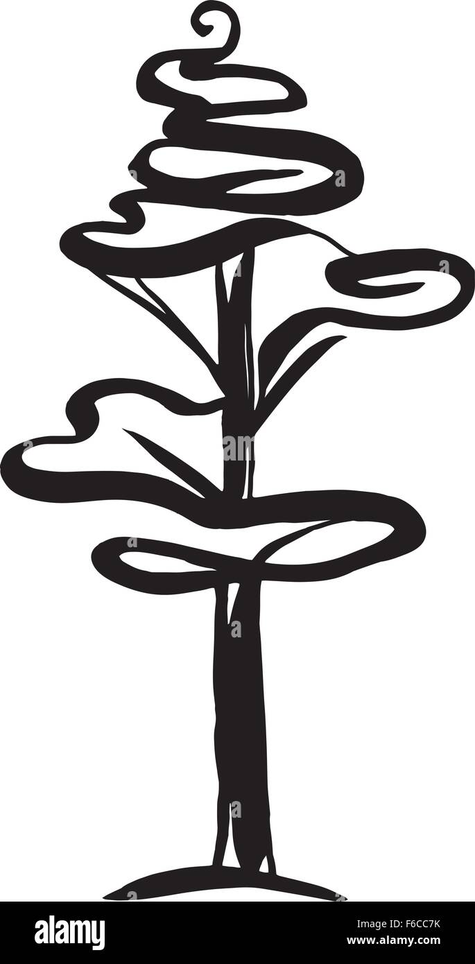 Tree graphic symbols Stock Vector Image & Art Alamy