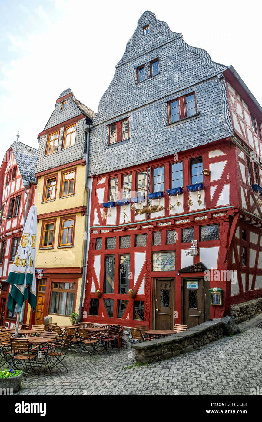 The old fishmarket in the German historic town of Limburg am der Lahn