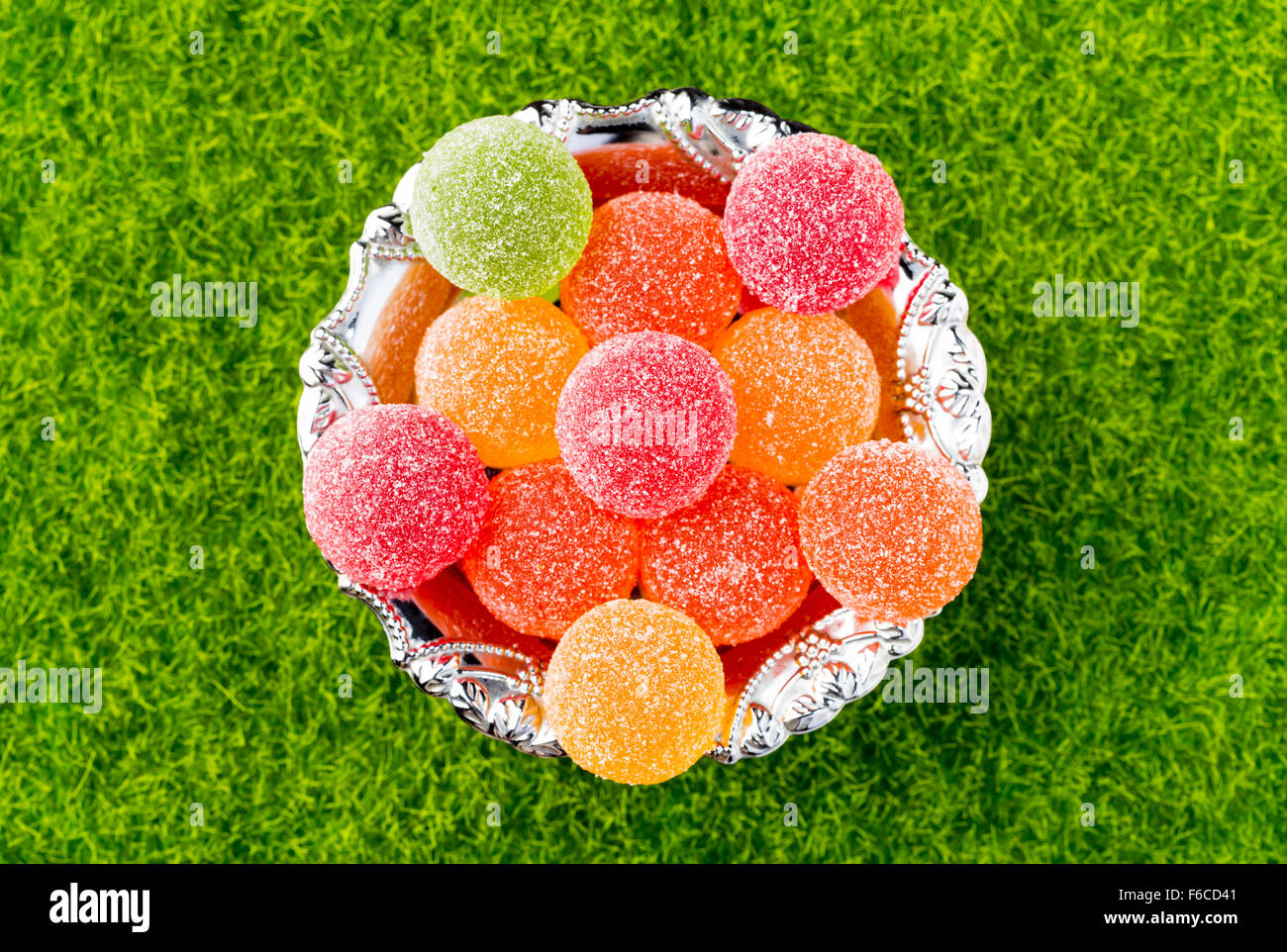 Candies top view hi-res stock photography and images - Alamy