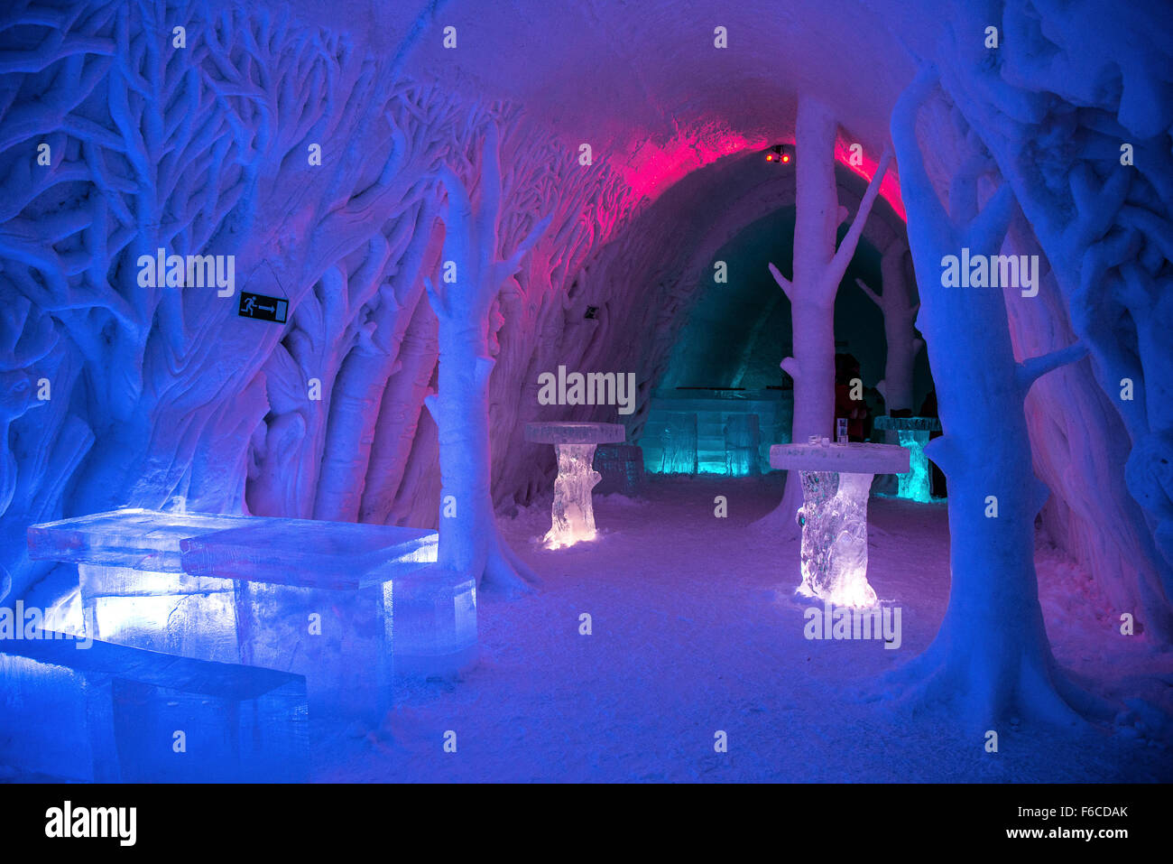 Ice Hotel Lapland Stock Photo