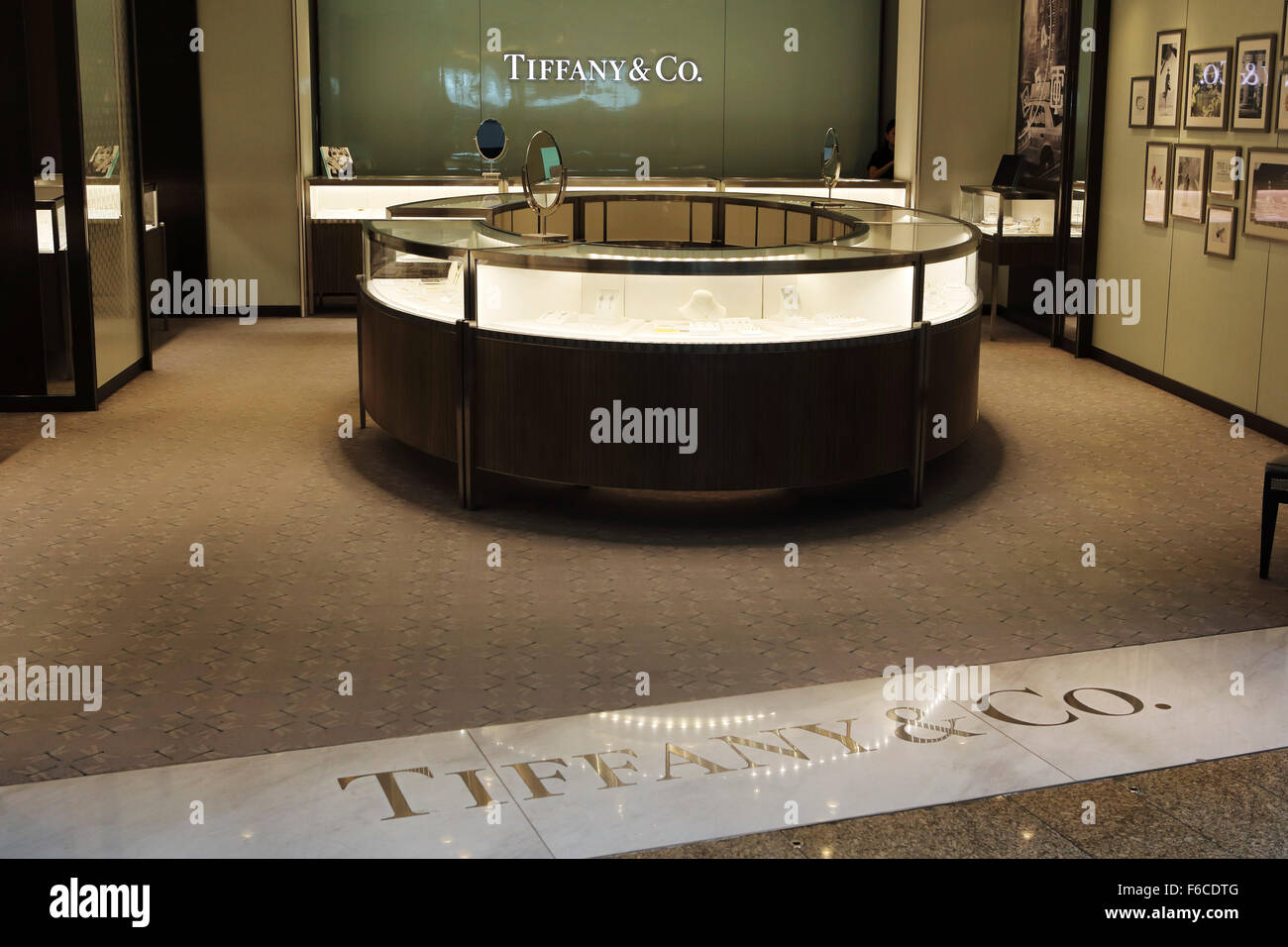 A Tiffany \u0026 Co jewellery store at 