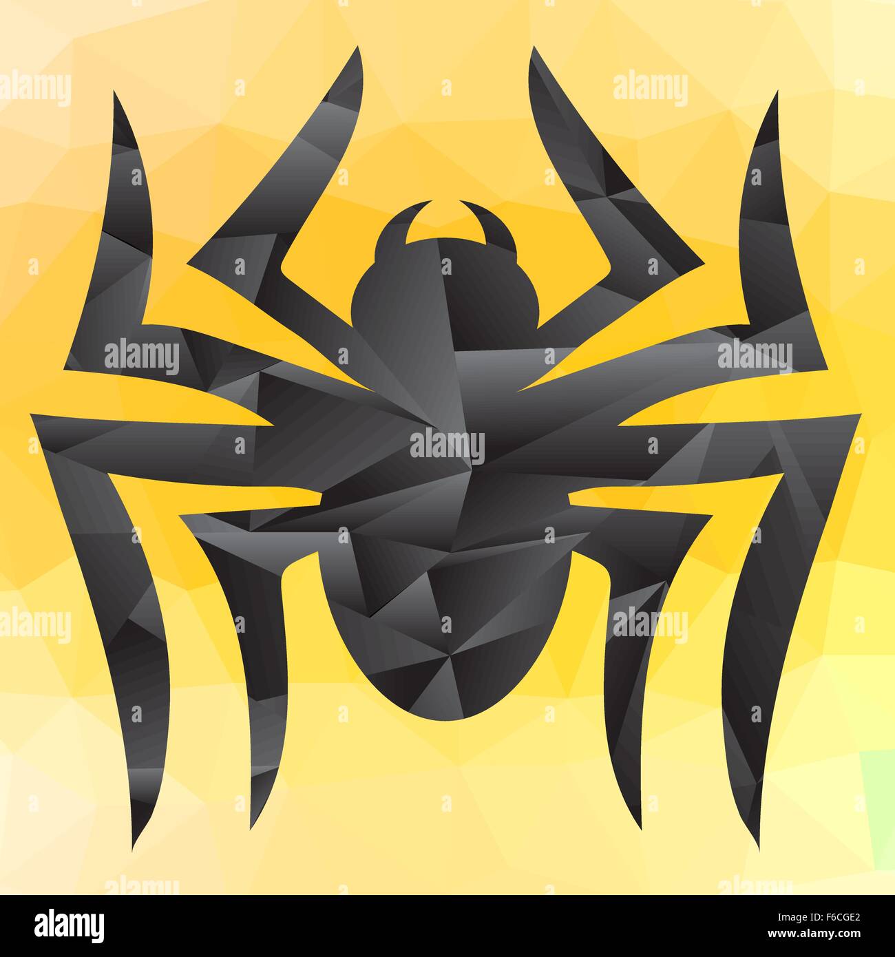Spider Mosaic Silhouette Stock Vector Image & Art - Alamy