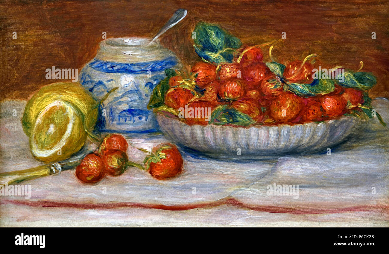 Fraises - strawberries 1905 Pierre Auguste Renoir 1841-1919 French France Stock Photo