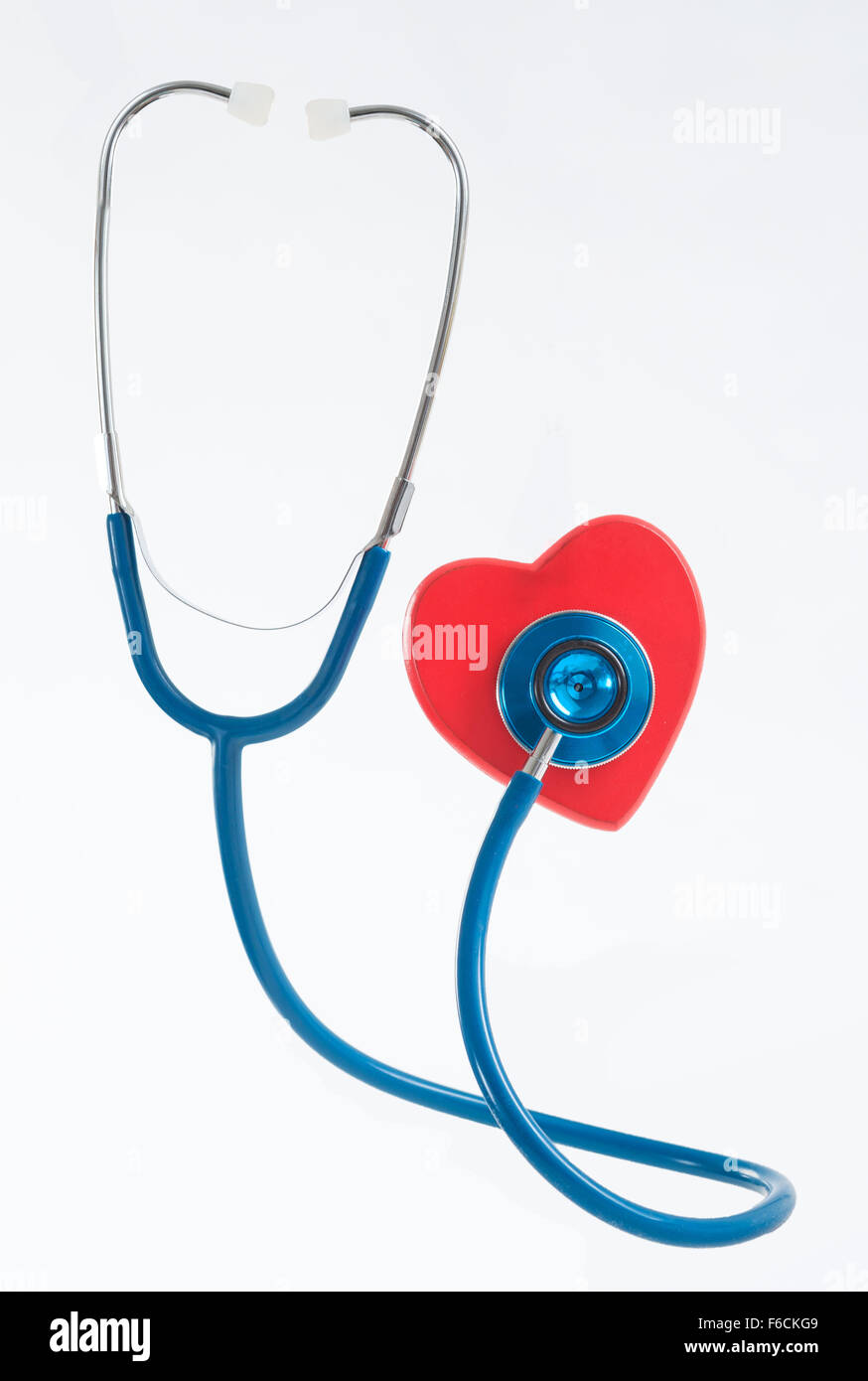 Stethoscope and heart Stock Photo Alamy