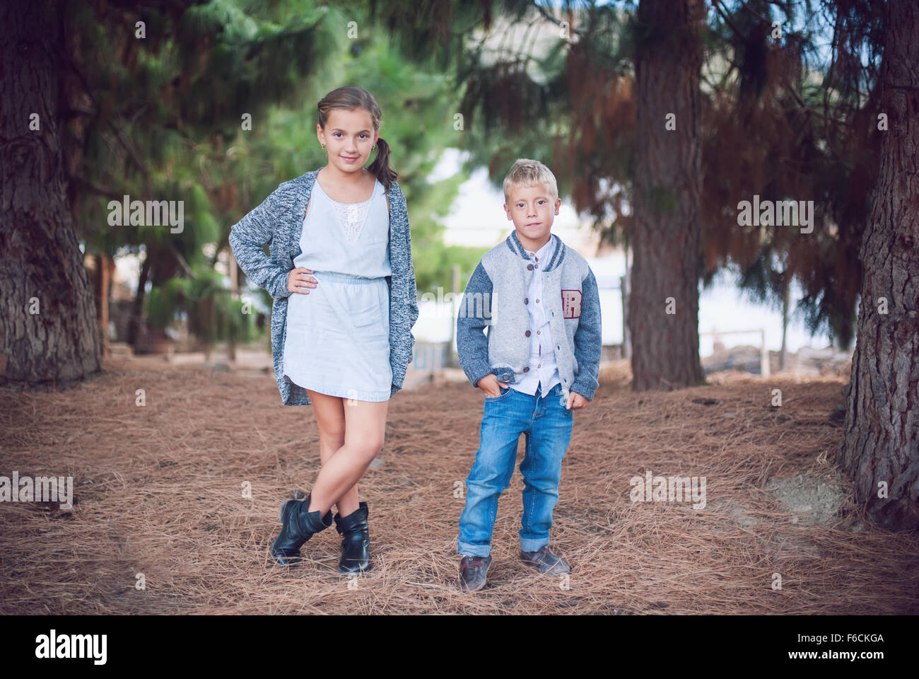 Boy and girl Stock Photo - Alamy