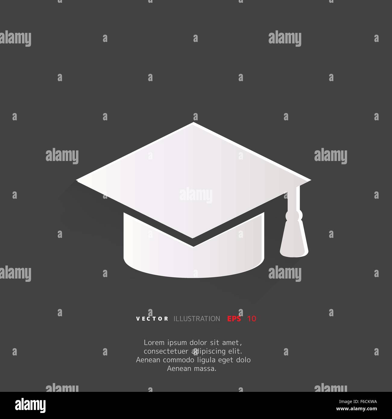 Academic cap icon. Study cap symbol Stock Vector Image & Art - Alamy