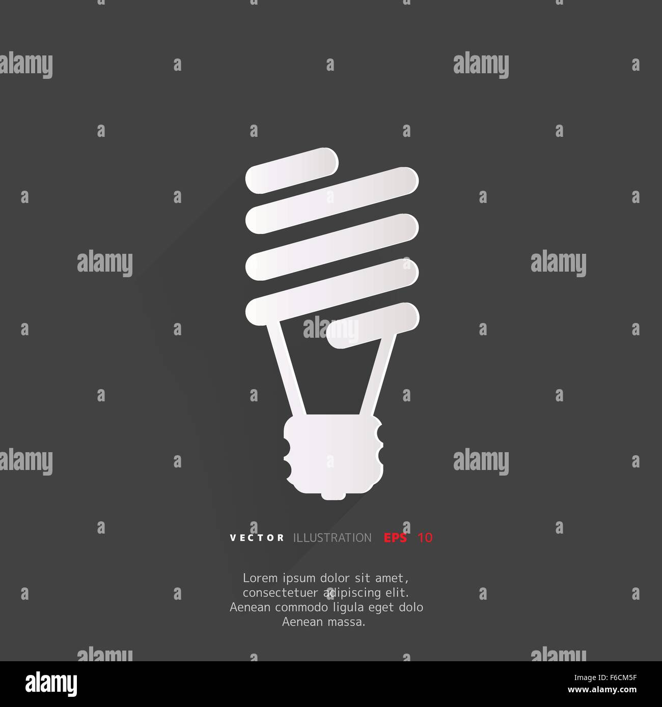 Energy saving light bulb Stock Vector Image & Art - Alamy