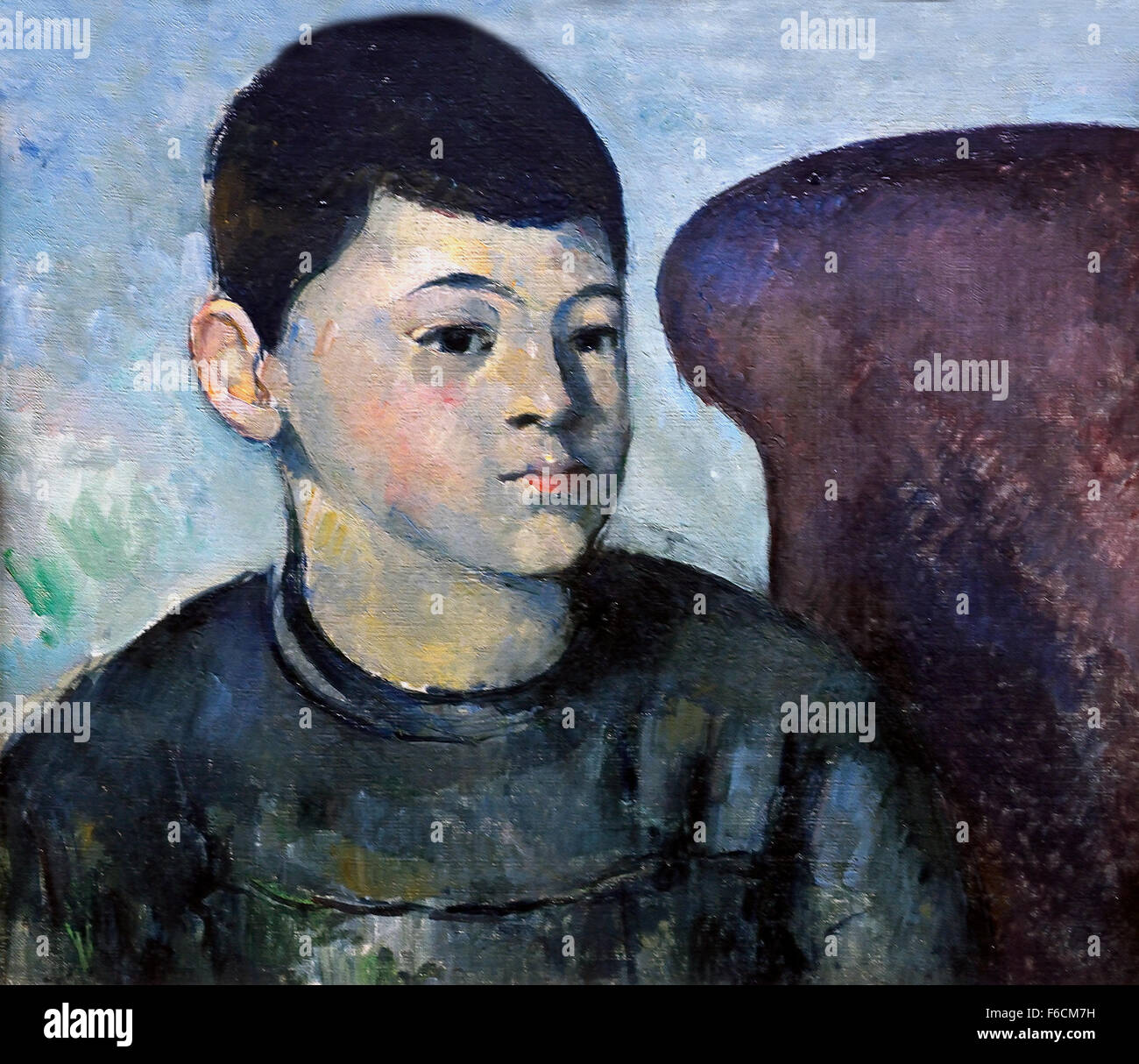 Portrait of the Artist’s Son, c.1880 Paul Cezanne 1839-1906 France French Stock Photo