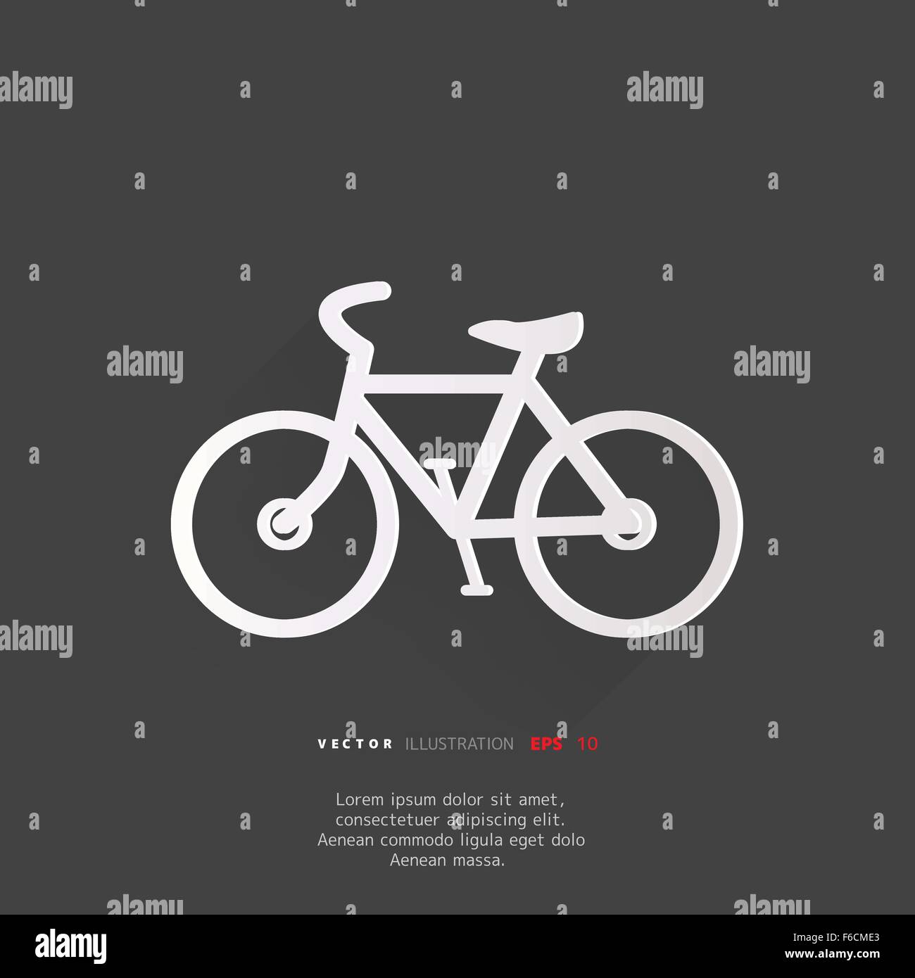 Hipster retro bicycle icon Stock Vector Image & Art - Alamy