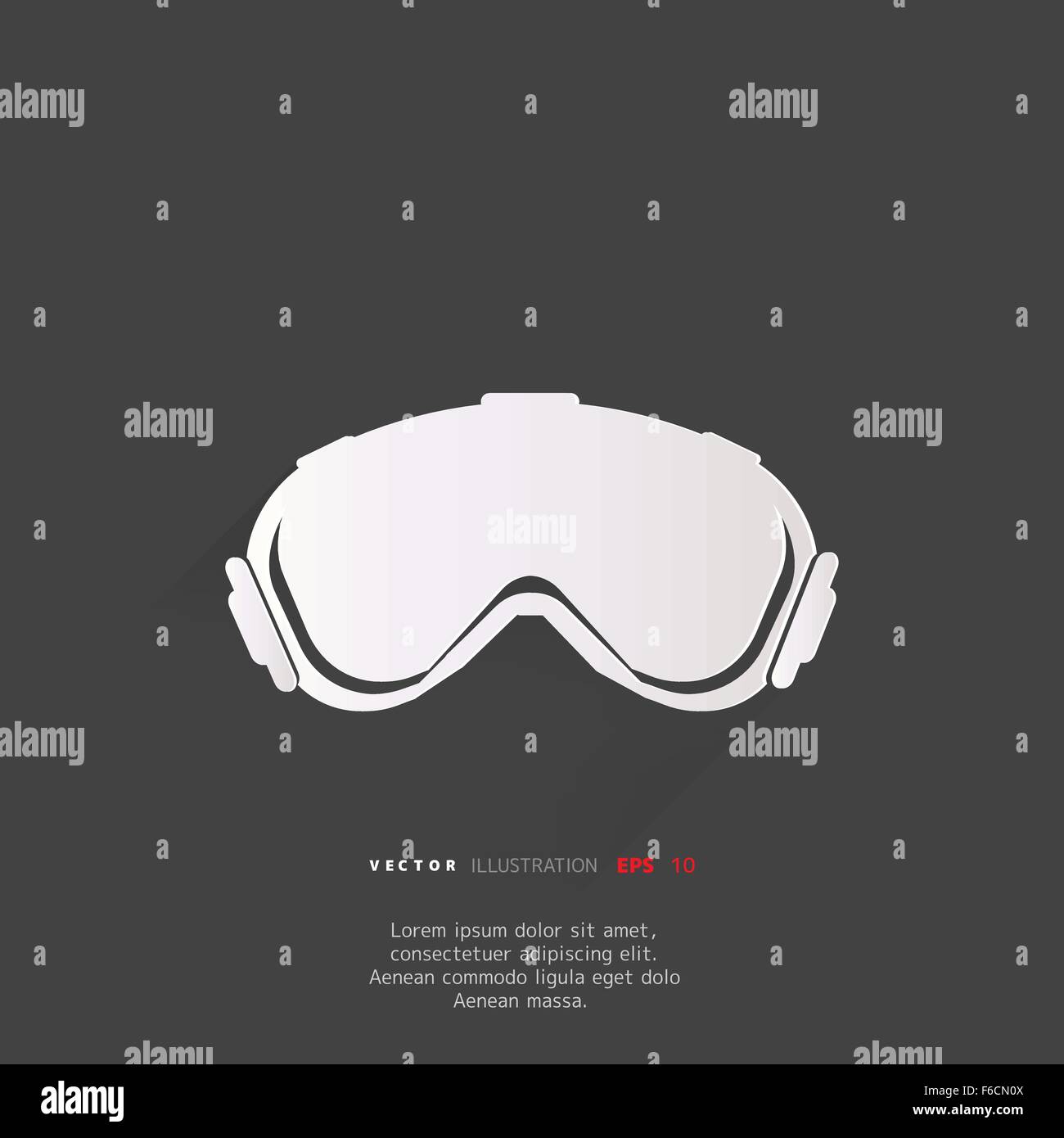 Ski goggles. Vector illustration Stock Vector Image & Art - Alamy