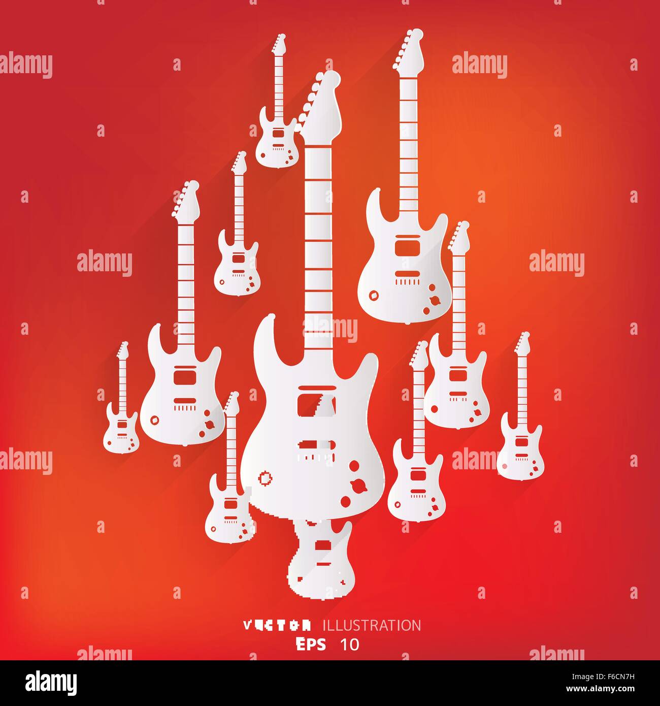 Guitar icon. Music background Stock Vector Image & Art - Alamy