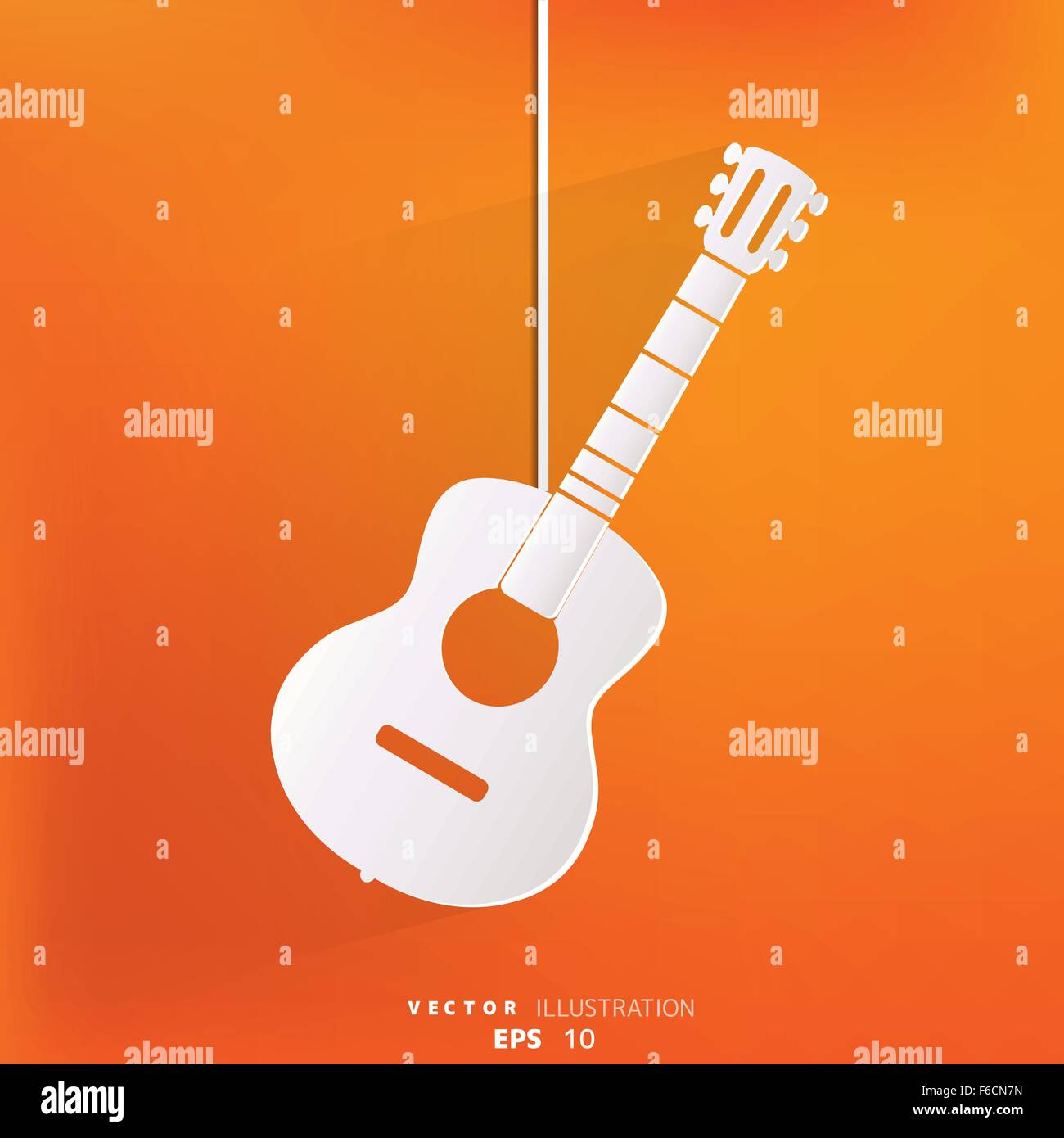 Guitar icon. Music background Stock Vector Image & Art - Alamy