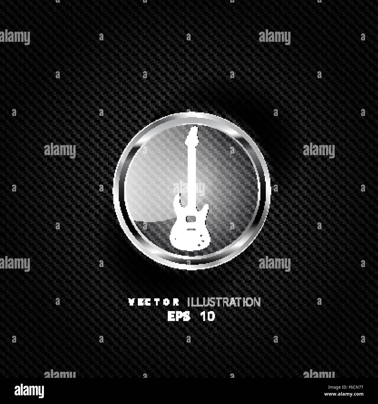 Guitar icon. Music background Stock Vector Image & Art - Alamy