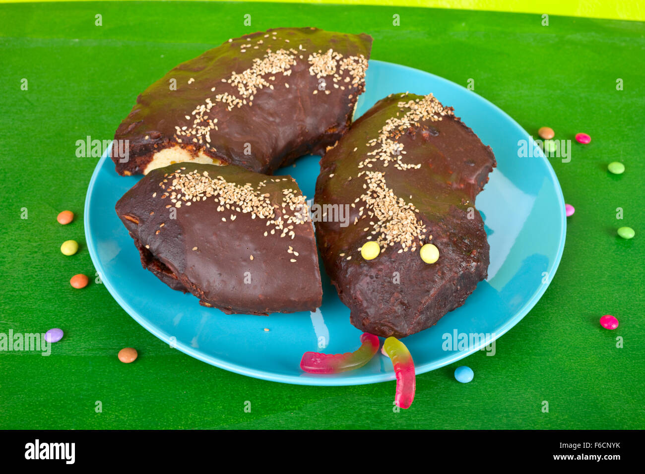 Snake cake Stock Photo