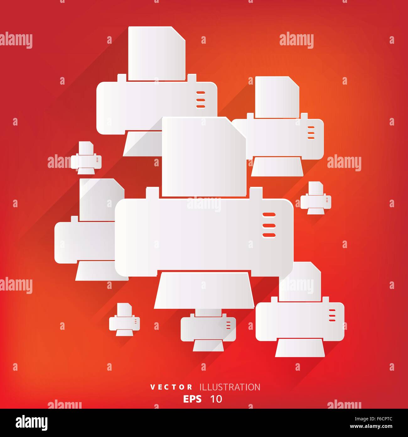 Printer web icon Stock Vector Image & Art - Alamy