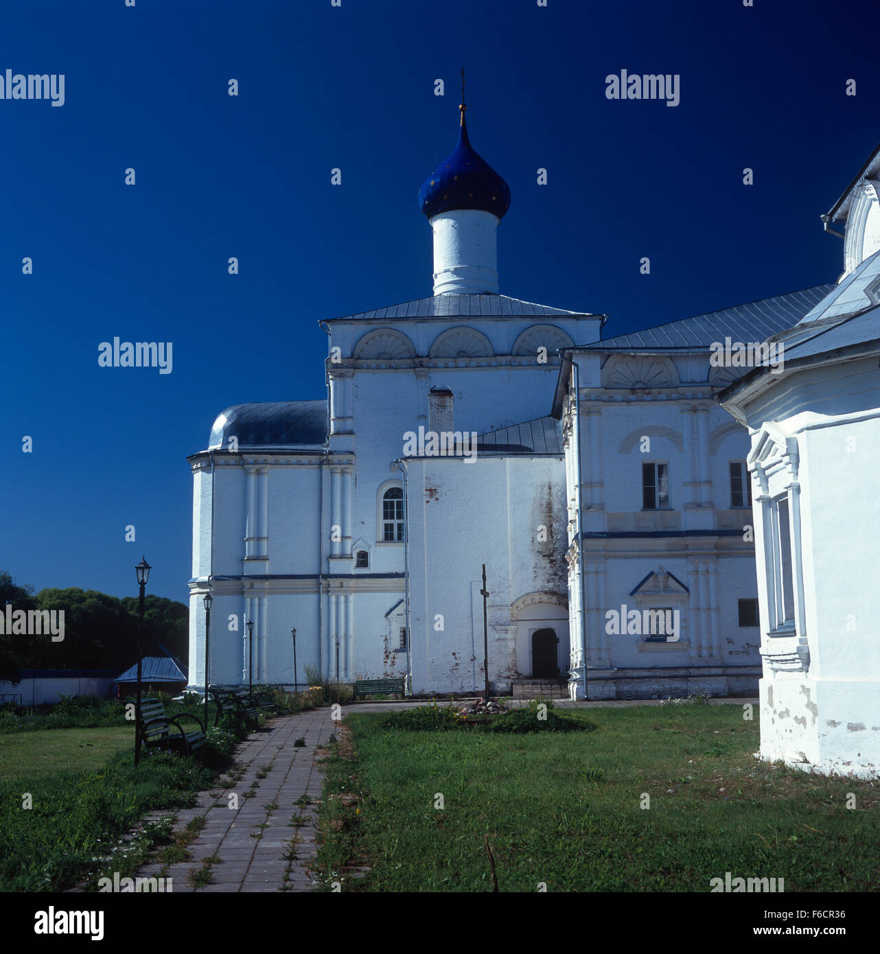 Pereslavl-Zalessky. Trinity Danilov Monastery. Church of Praise Our Lady Stock Photo
