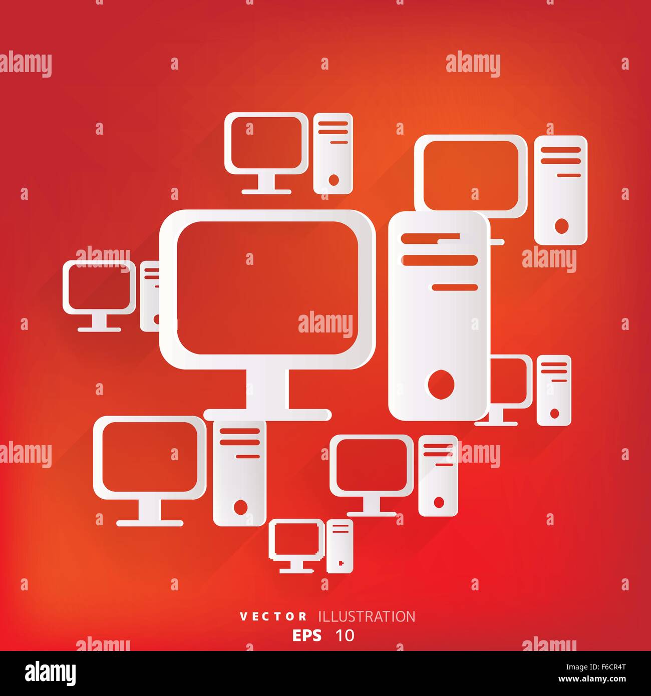 Computer web icon Stock Vector Image & Art - Alamy