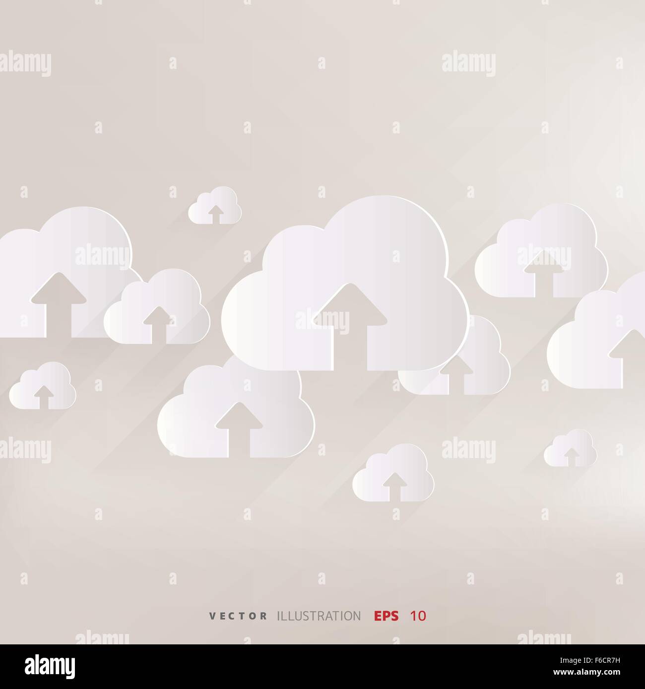 Cloud upload application web icon Stock Vector Image & Art - Alamy