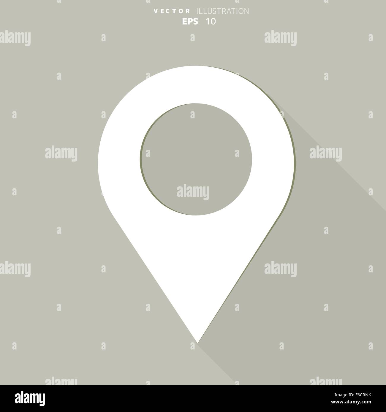 Map pointer icon Stock Vector Image & Art - Alamy