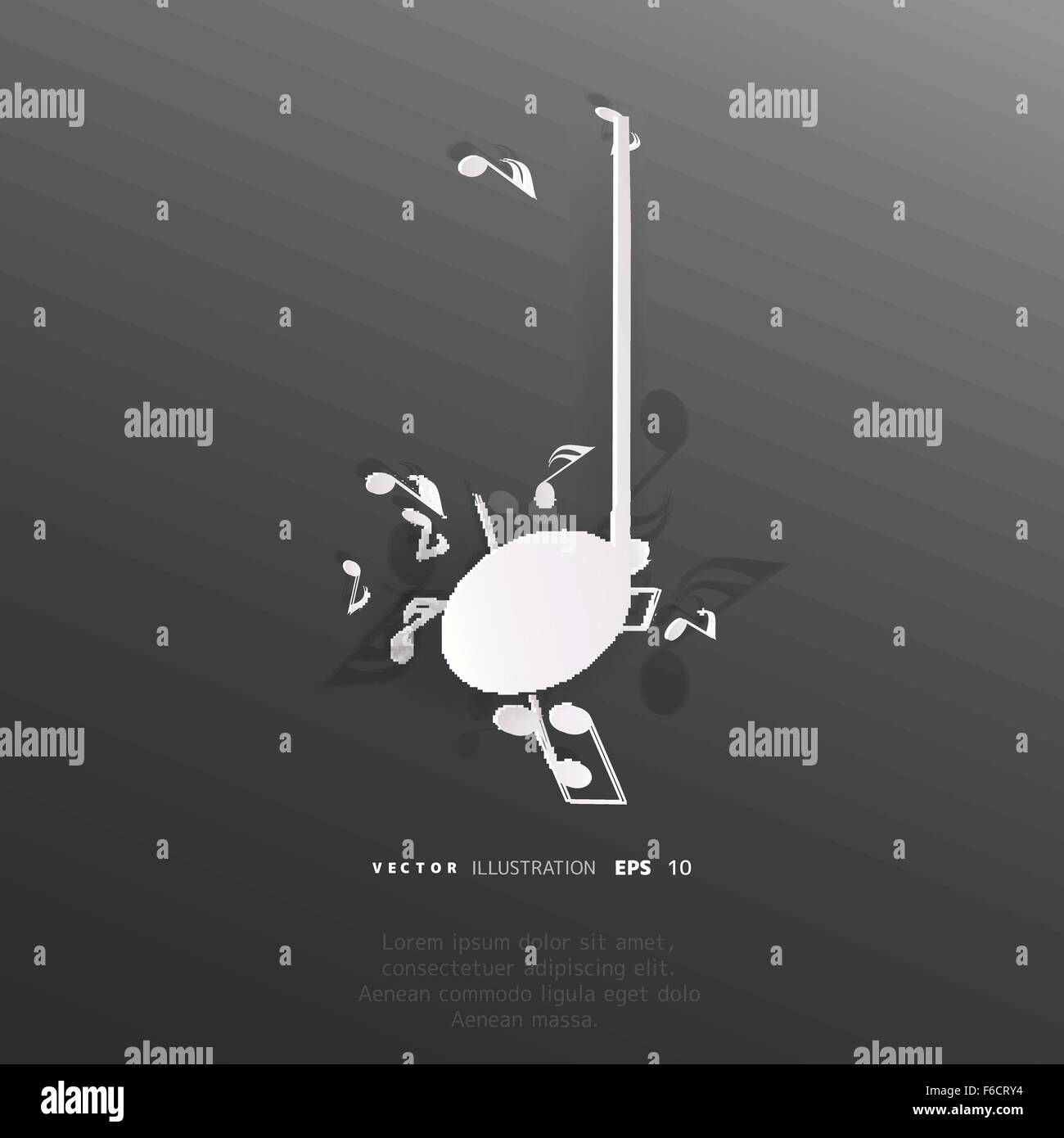 Abstract musical background Stock Vector Image & Art - Alamy