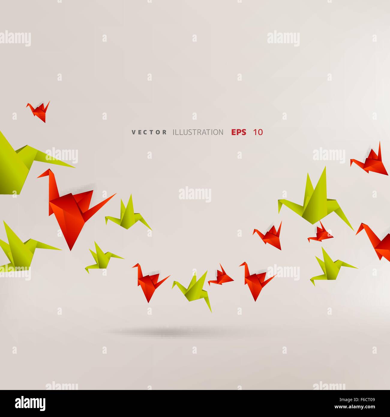 Abstract Vector Origami Origami paper bird on abstract background Stock Vector Image & Art - Alamy