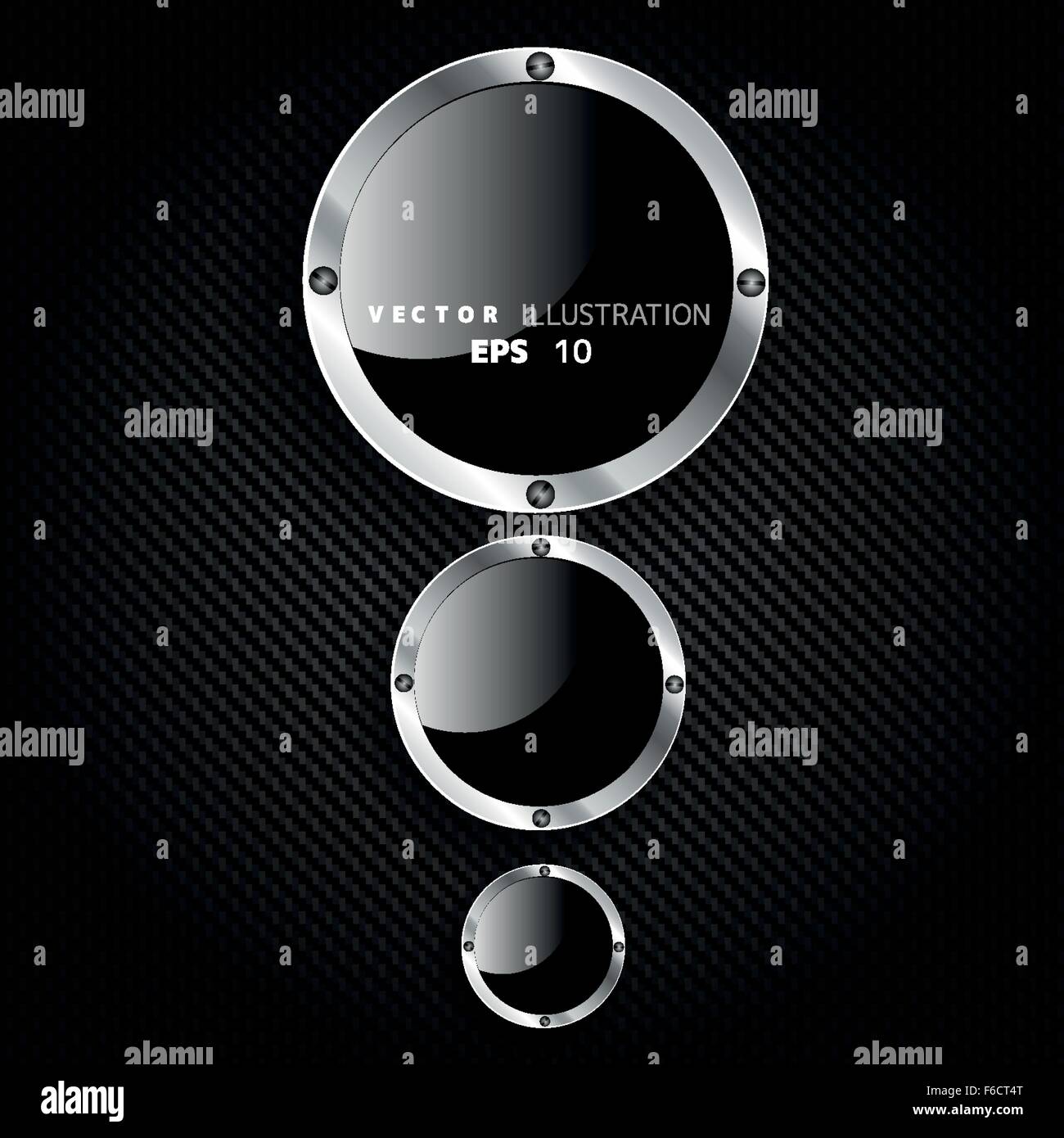 Metallic background with carbon texture and speech bubble Stock Vector ...
