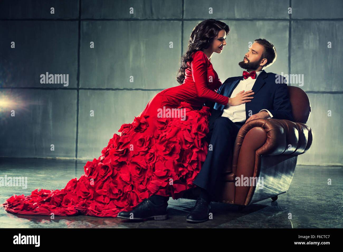 red and black couple outfits