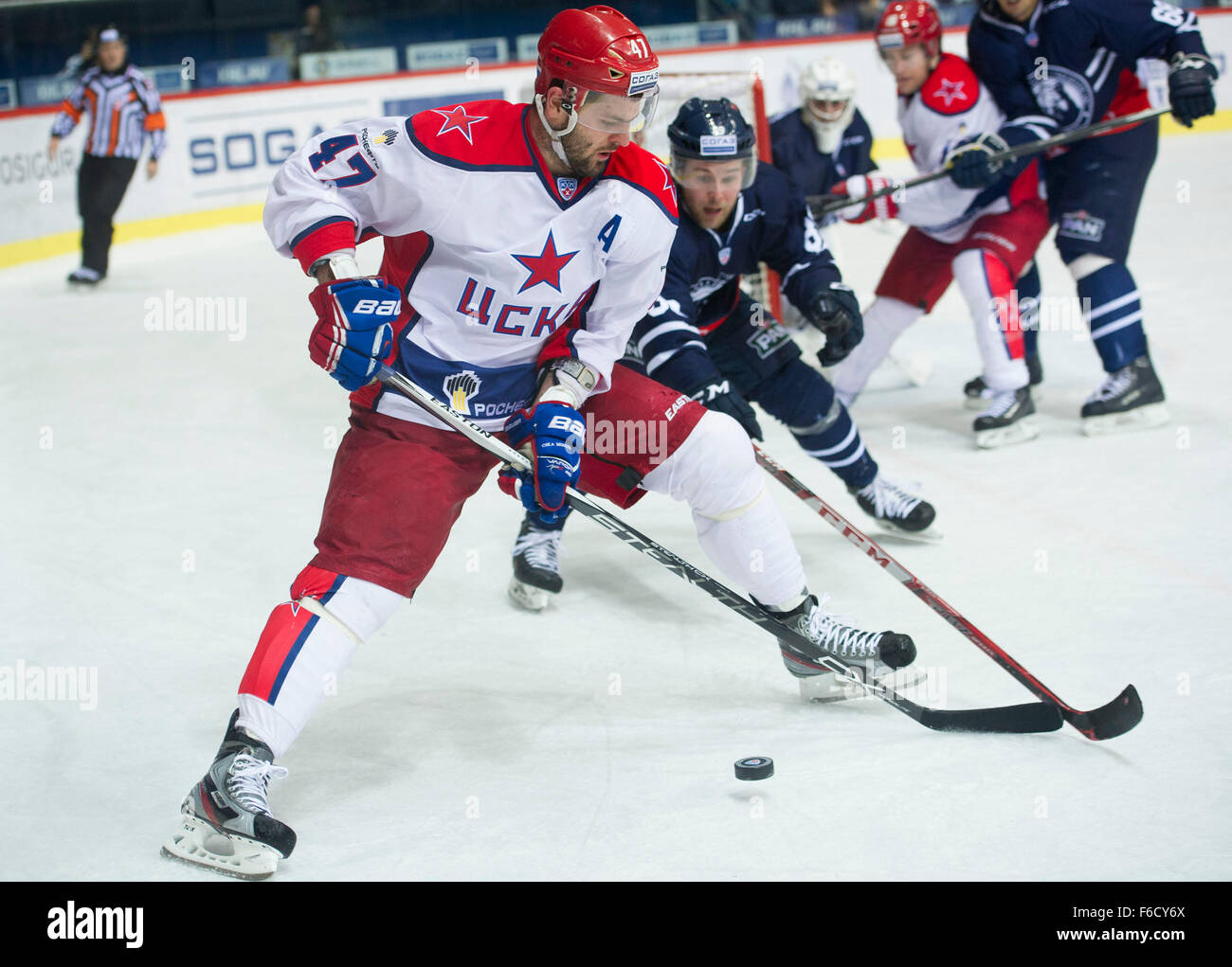 Russia's Alexander Ovechkin during the HC Lev Praha vs HC Dynamo Moscow KHL  match played in Prague, Czech Republic on Tuesday, October 9, 2012. (CTK  Photo/Katerina Sulova Stock Photo - Alamy