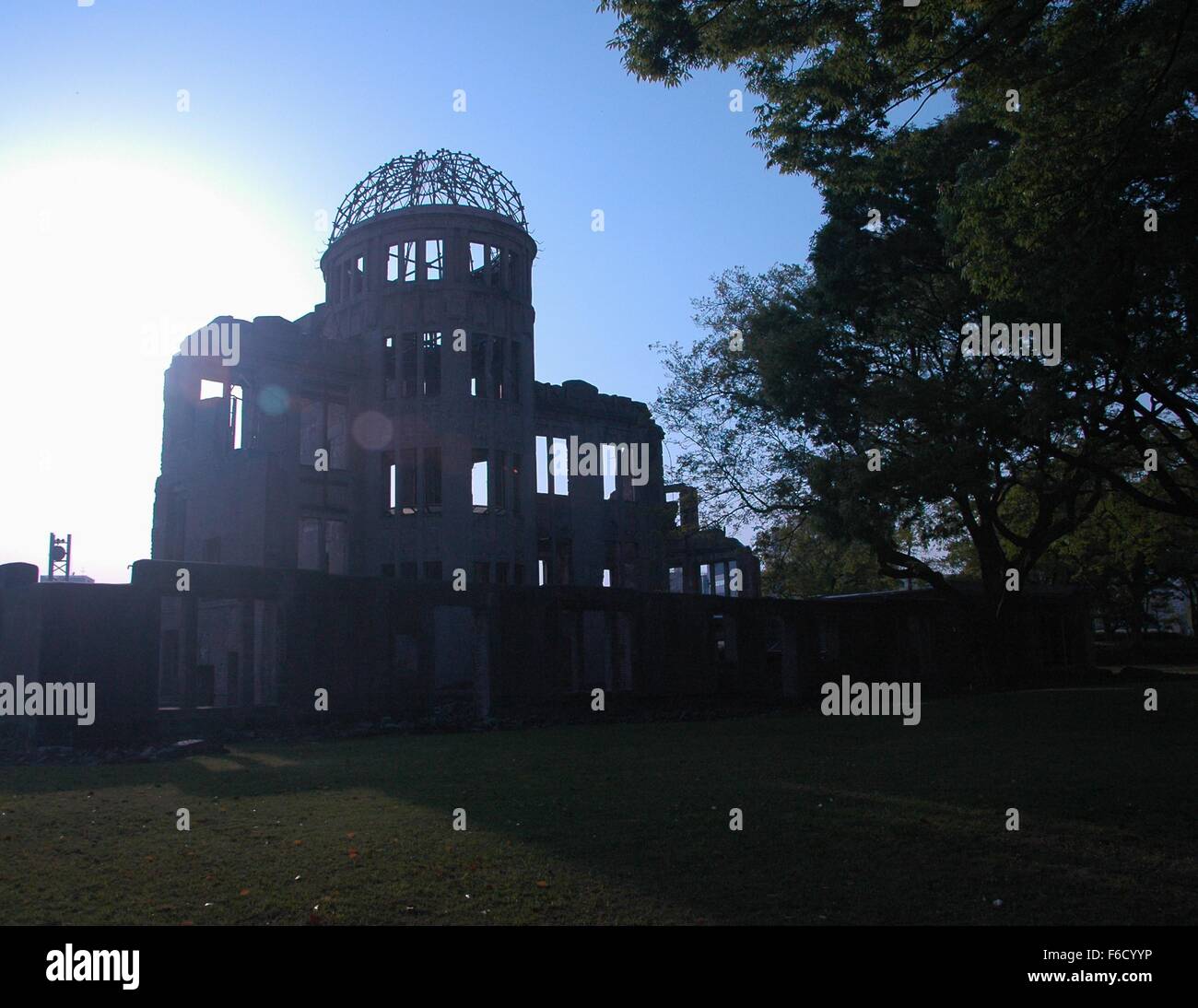 The A-bomb dome in Hiroshima, Japan Stock Photo