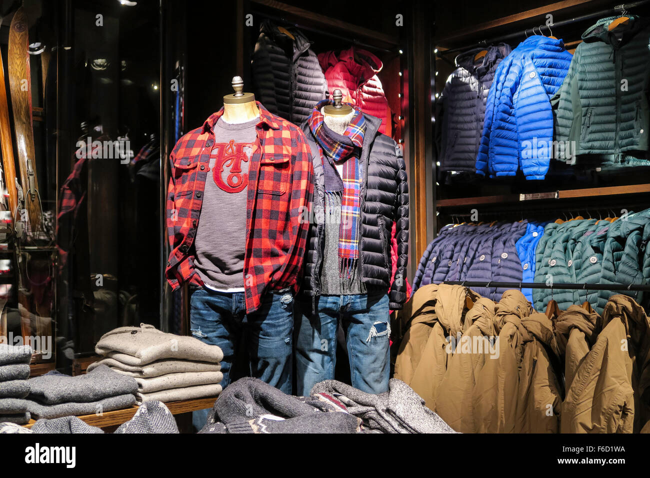 Abercrombie & Fitch Flagship Store Interior, Fifth Avenue, NYC Stock Photo  - Alamy