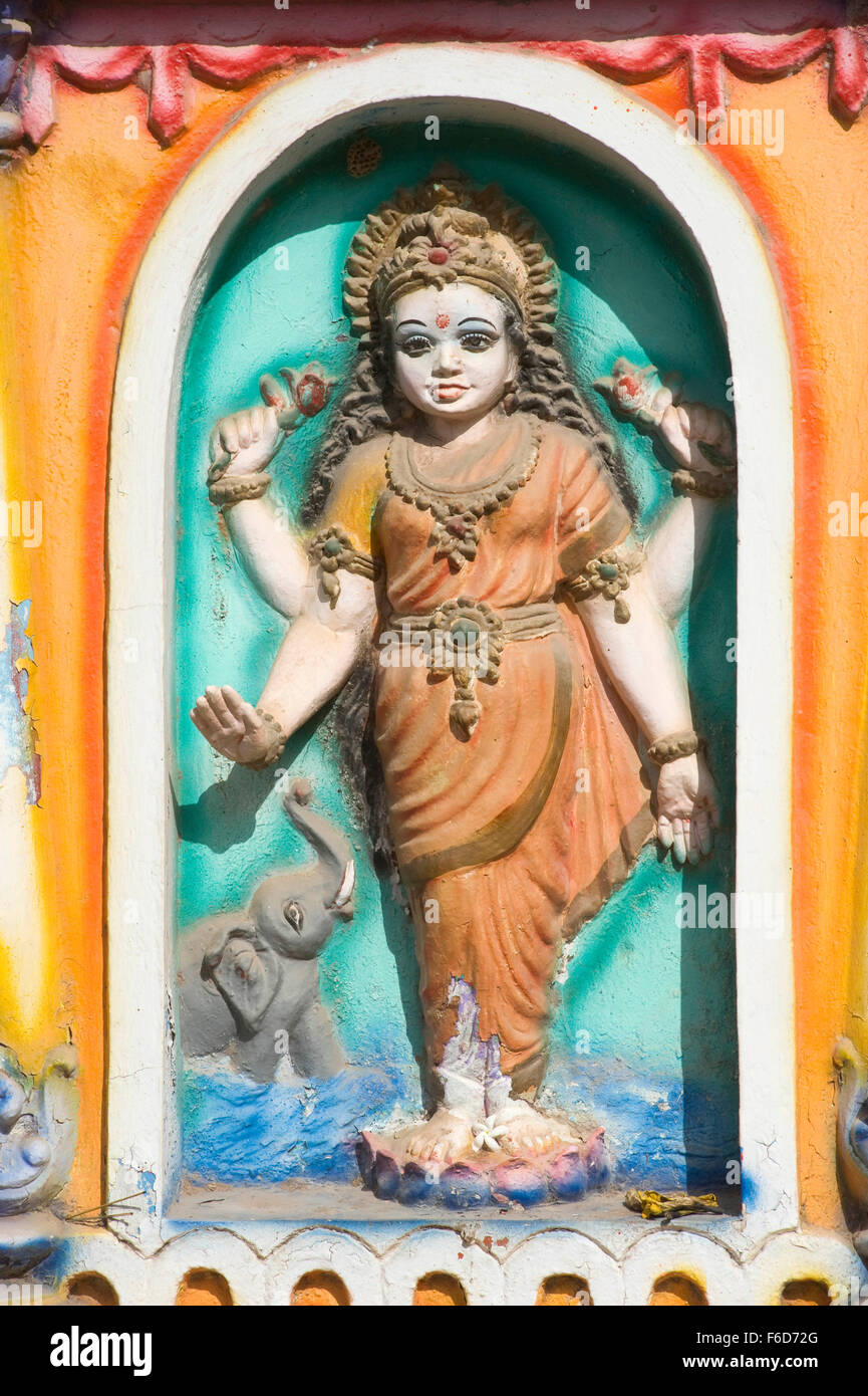 Laxmi devi goddess temple, calangute, goa, india, asia Stock Photo ...