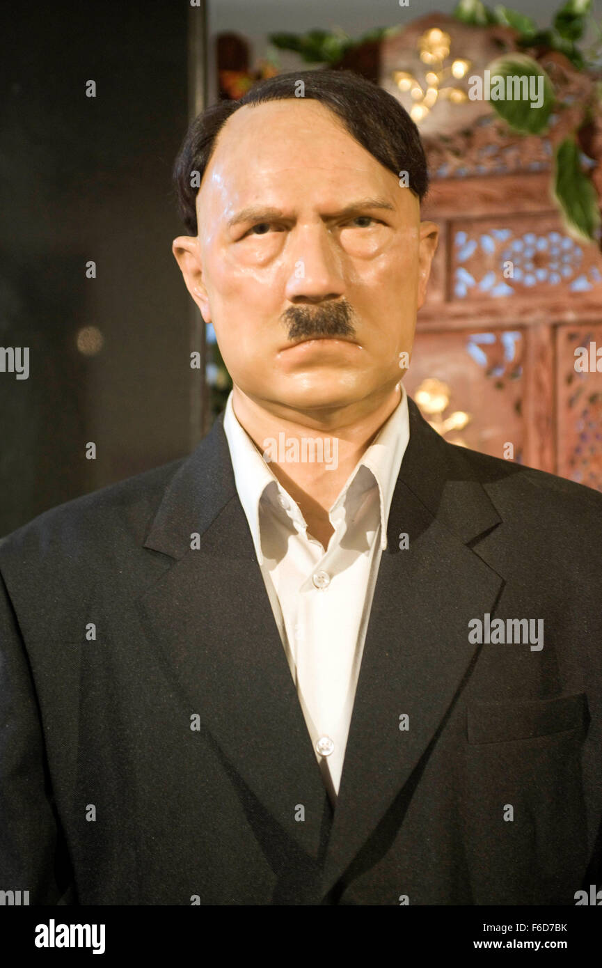 Adolf hitler chancellor statue, wax museum, lonavala, pune, maharashtra, india, asia Stock Photo