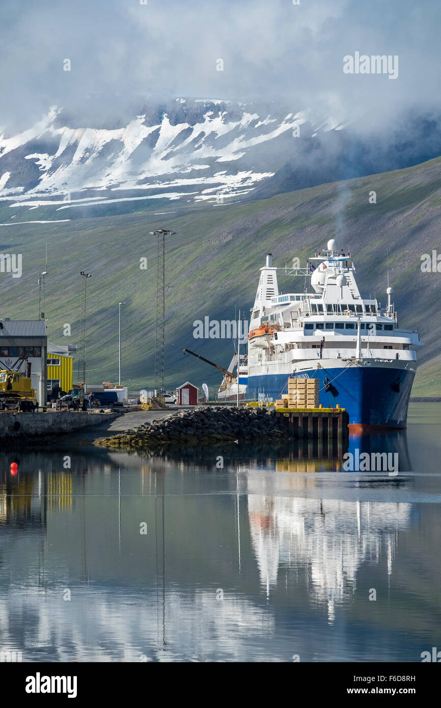 Isafjordur Port Westfjords Iceland Stock Photo Alamy