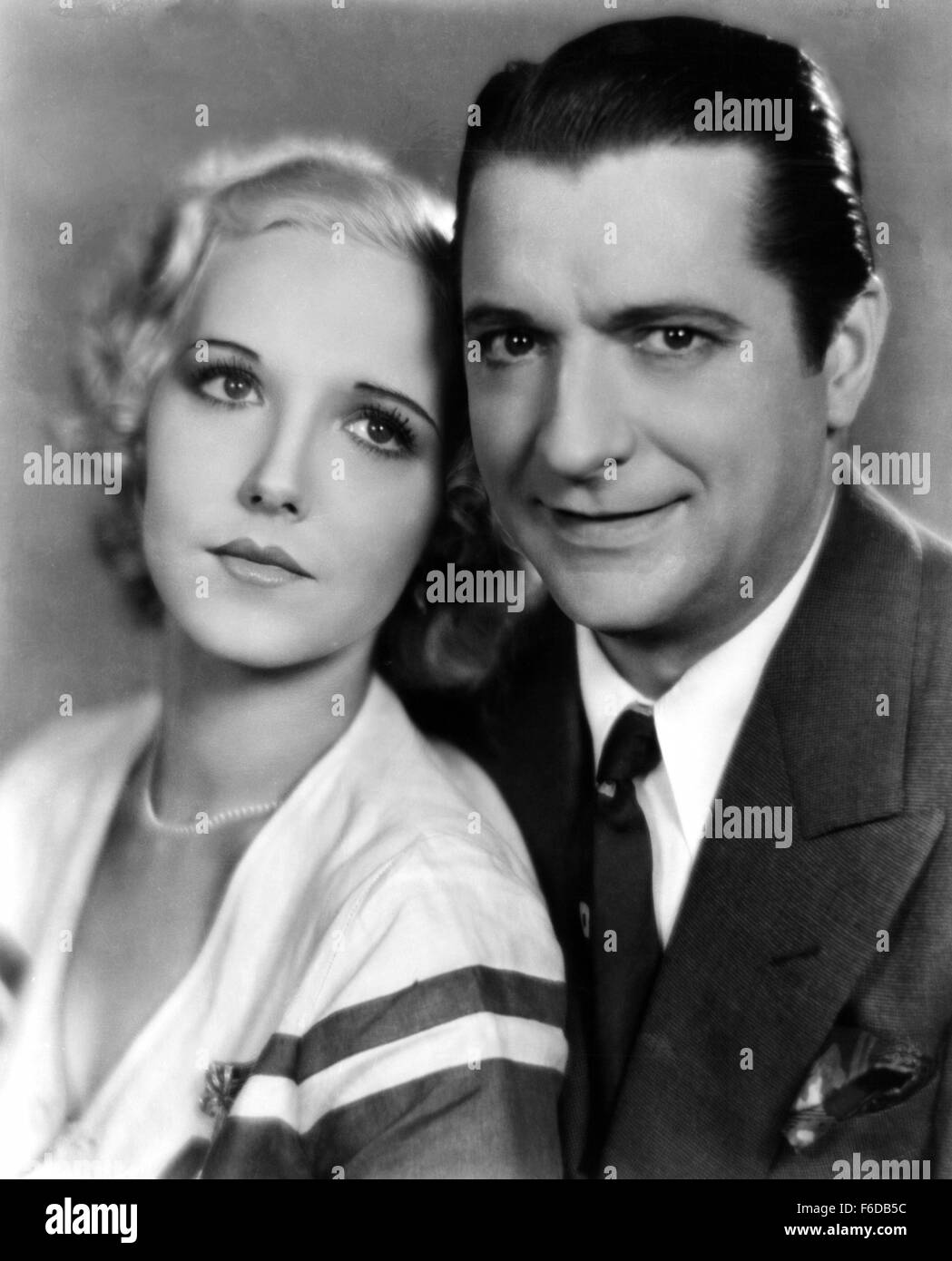RELEASE DATE: February 14, 1931. MOVIE TITLE: Fifty Million Frenchmen. STUDIO: Warner Bros. Pictures. PLOT: . PICTURED: WILLIAM GAXTON as Jack Forbes and HELEN BRODERICK as Violet (Credit Image: Entertainment Pictures) Stock Photo