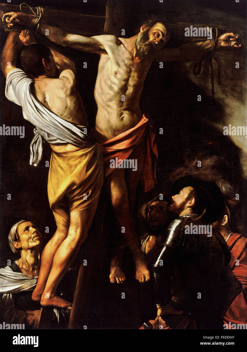 Michelangelo Merisi da Caravaggio - The Crucifixion of Saint Andrew Stock Photo