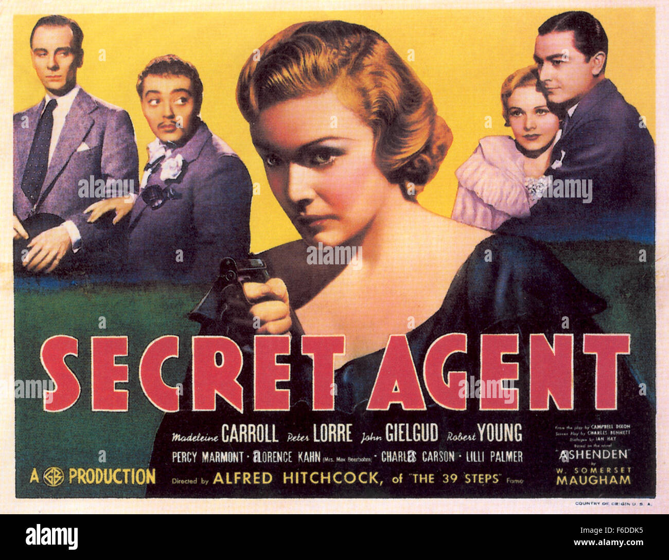RELEASE DATE: June 15, 1936. MOVIE TITLE: Secret Agent. STUDIO: Gaumont ...