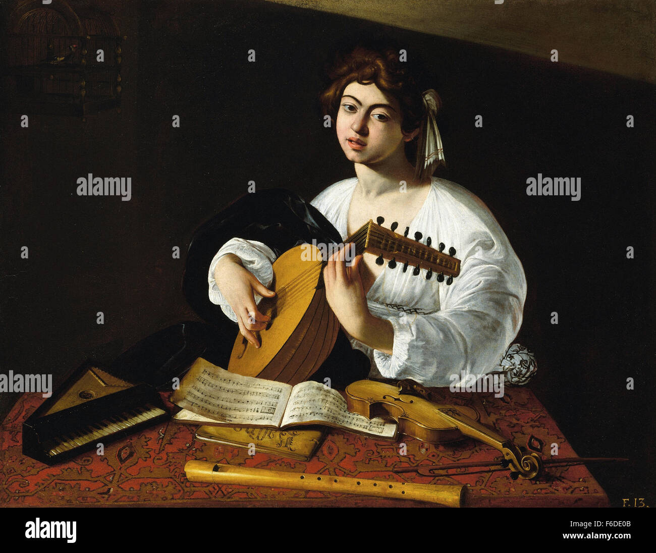 Michelangelo Merisi da Caravaggio - The Luth Player Stock Photo