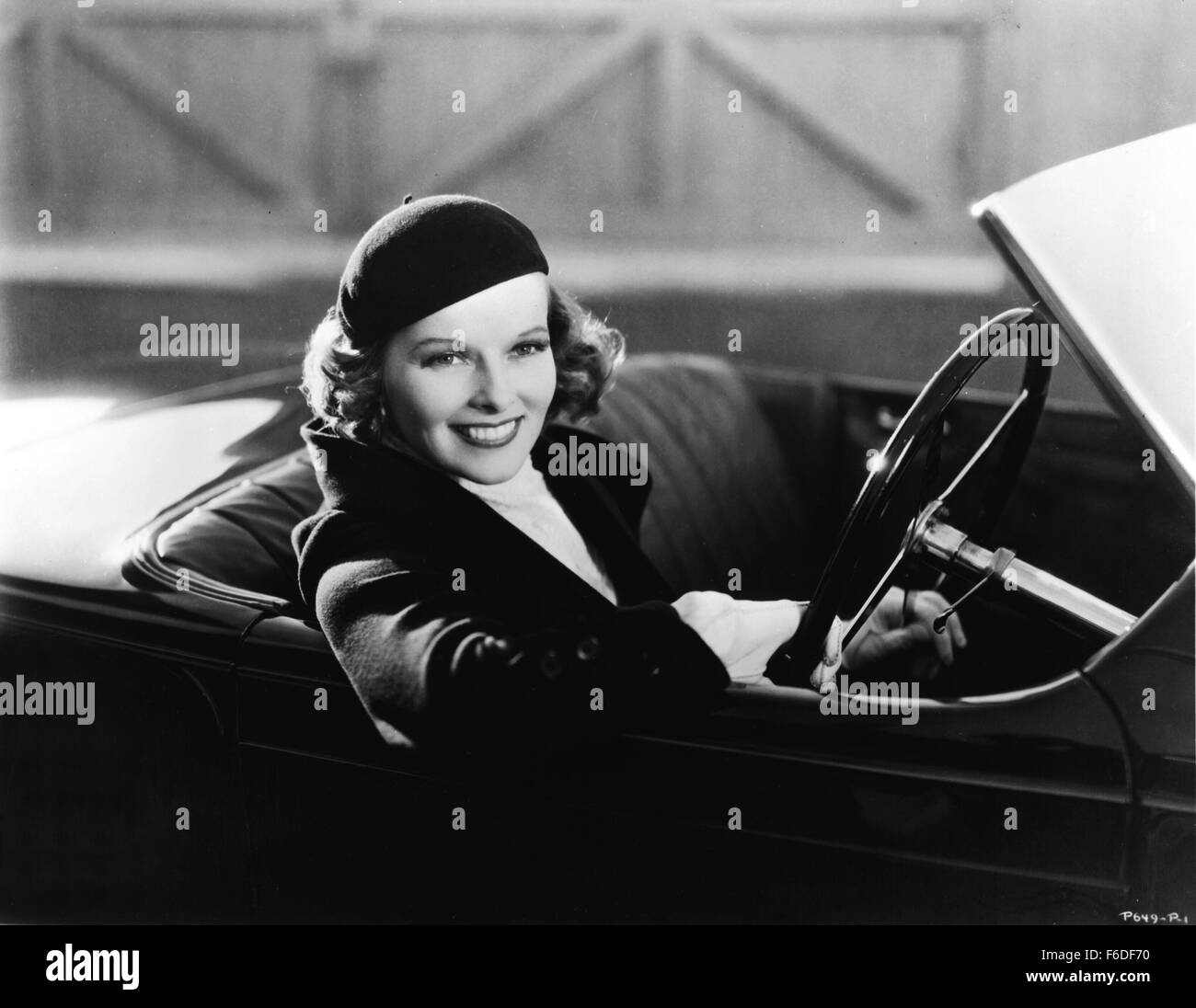 RELEASED: Mar 31, 1933 - Original Film Title: Christopher Strong - PICTURED: Actress KATHERINE HEPBURN stars as Lady Cynthia Darrington. Stock Photo