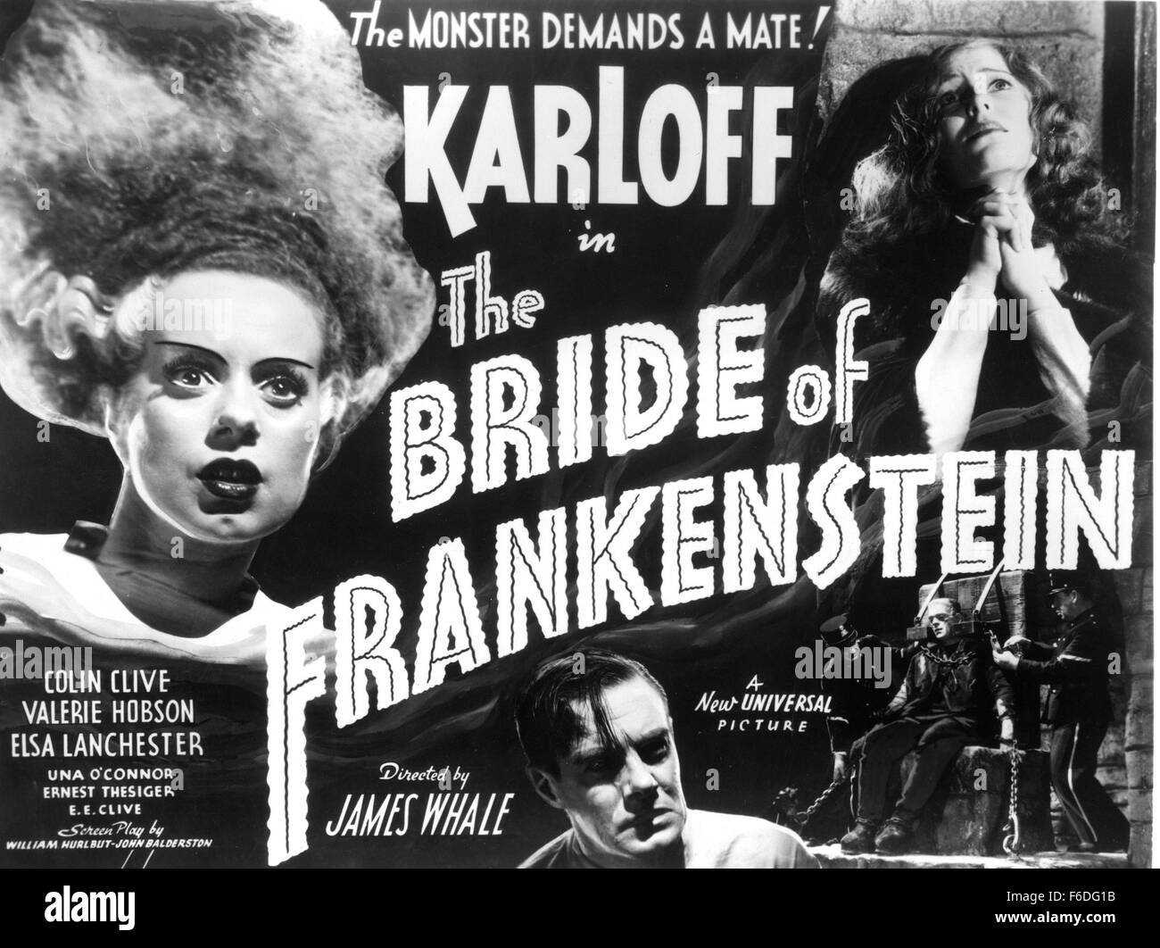RELEASE DATE: April 22, 1935. MOVIE TITLE: Bride of Frankenstein ...
