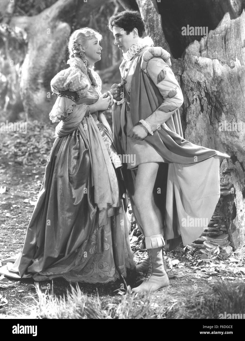 RELEASE DATE: October 30, 1935. MOVIE TITLE: A Midsummer Night's Dream. STUDIO: Warner Bros. Pictures. PLOT: Theseus, Duke of Athens, is going to marry Hyppolyta, Queen of the Amazons. Demetrius is engaged with Hermia, but Hermia loves Lysander. Helena loves Demetrius. Oberon and Titania, of the kingdom of fairies have a slight quarrel about whether or not the boy Titania is raising will join Titania's band or Oberon's, so Oberon tries to get him from her by using some magic. But they're not alone in that forest.Lysander and Hermina have there a rendezvous, Helena and Demetrius are there, too Stock Photo