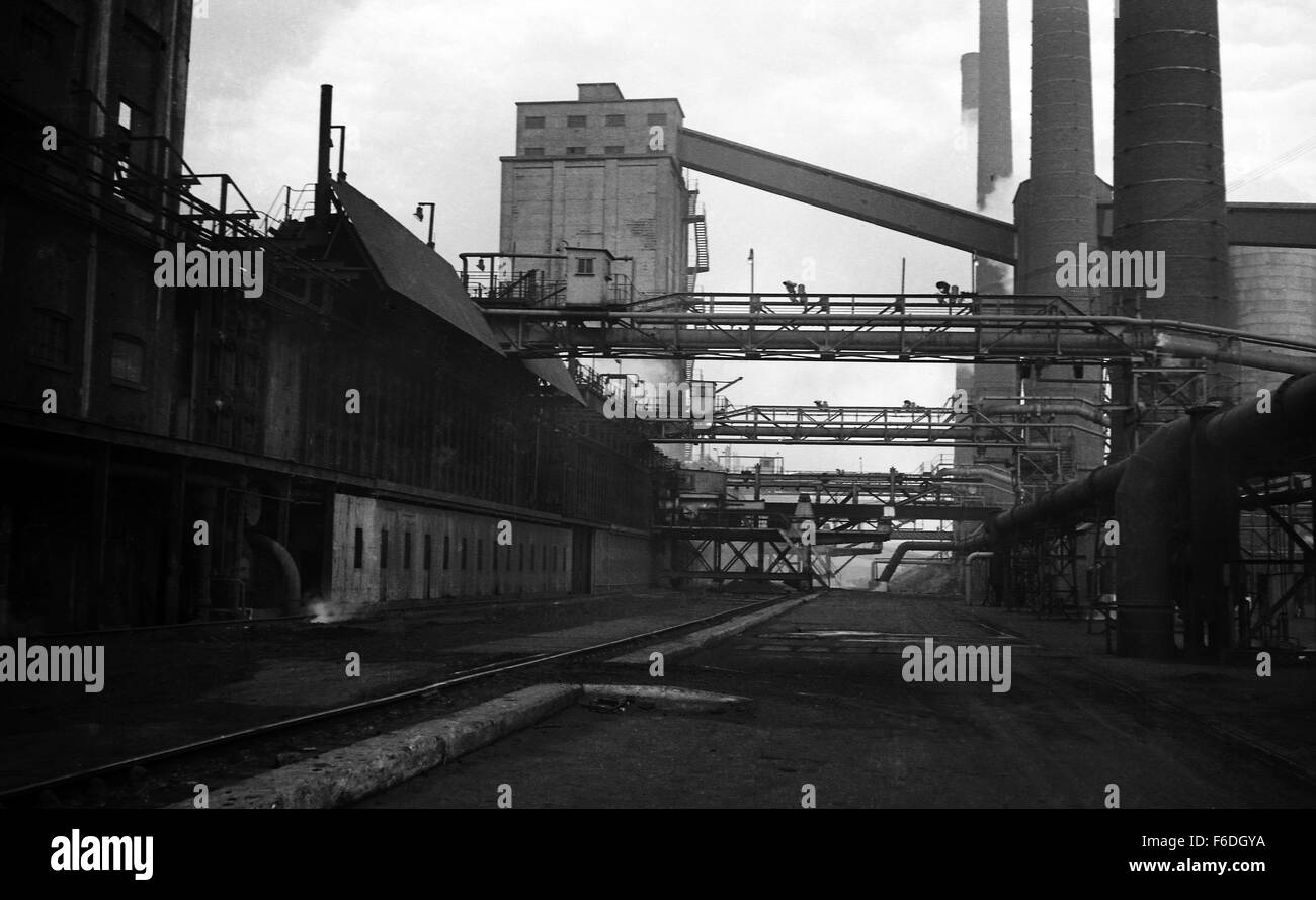 Old coke making plant circa 1974 Stock Photo - Alamy