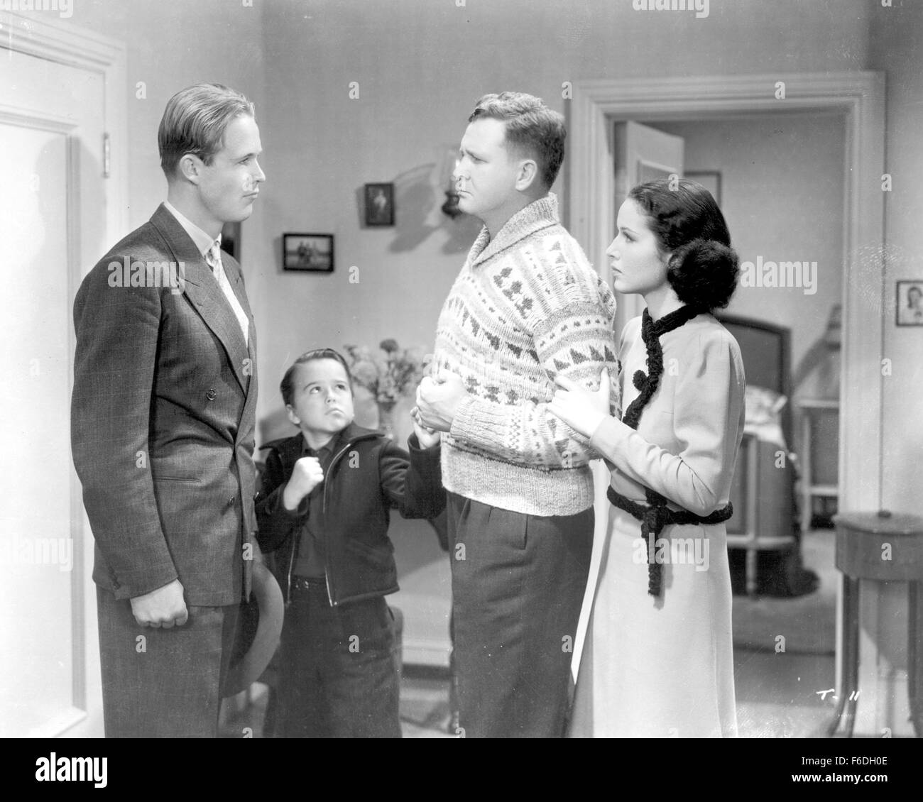 RELEASE DATE: February 12, 1938. MOVIE TITLE: The Kid Comes Back. STUDIO: Warner Bros. Pictures. PLOT: After defeating a prominent, highly-ranked heavyweight fighter in convincing and sensational fashion, ''Gunner'' Malone hopes to get a shot at the world-champion title, but is foiled by the retirement by the fighter who holds it. Later, Russ Conway, a Texas cowboy ''Gunner'' has taken under his wing, becomes the leading contender for the title through the scheming of a newspaper sports writer; but Rush refuses to fight because he is in love with ''Gunner's'' sister, Mary, and has promised her Stock Photo