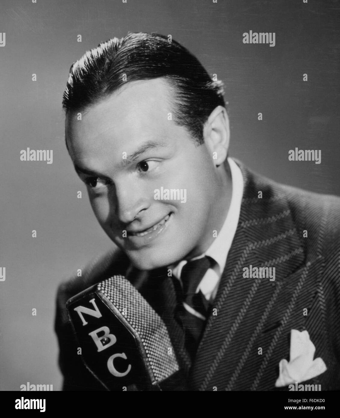 Jan. 1, 1940 - Bob Hope on-set of his Radio Program, The Pepsodent Show ...